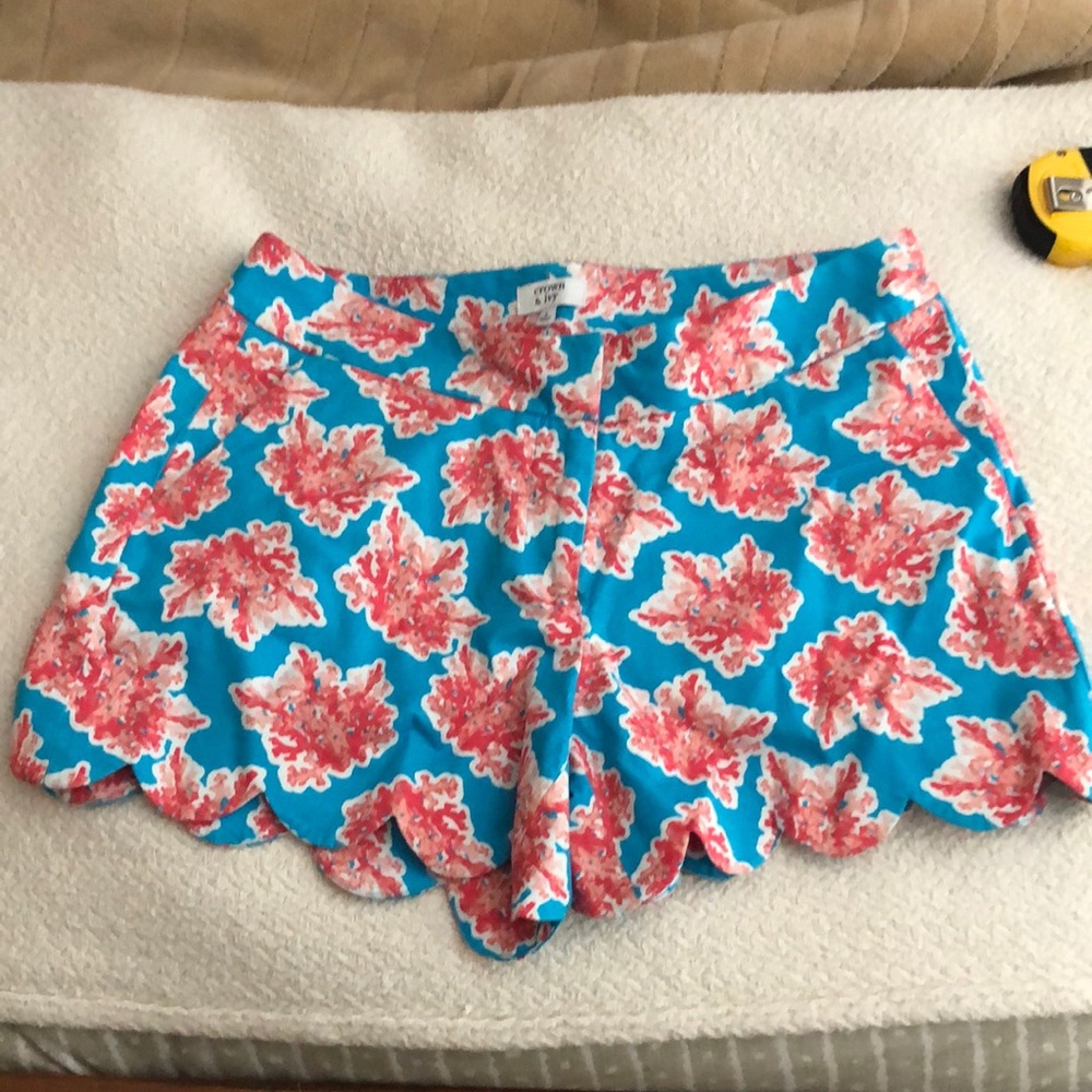 Scalloped shorts